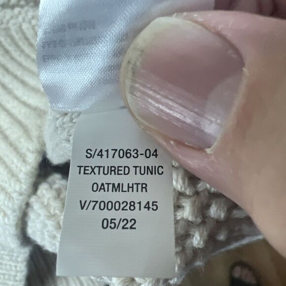 EUC Old Navy Cream Oatmeal Sweater Mens Size M‎ Tunic Length - Picture 6 of 6